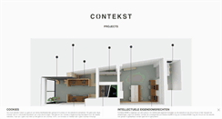 Desktop Screenshot of contekst.be